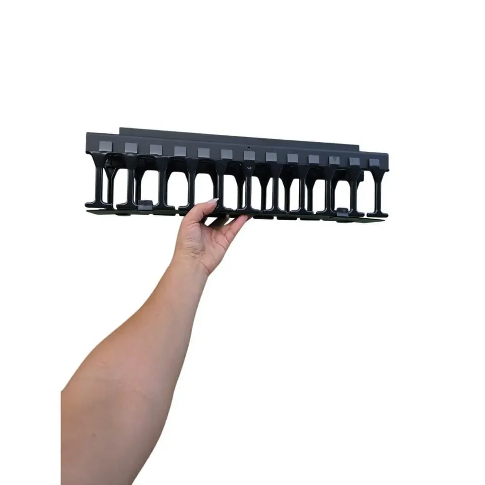 Open Box Panduit WMP1E‎ Horizontal Cable Manager, Black, 2 RU, Black